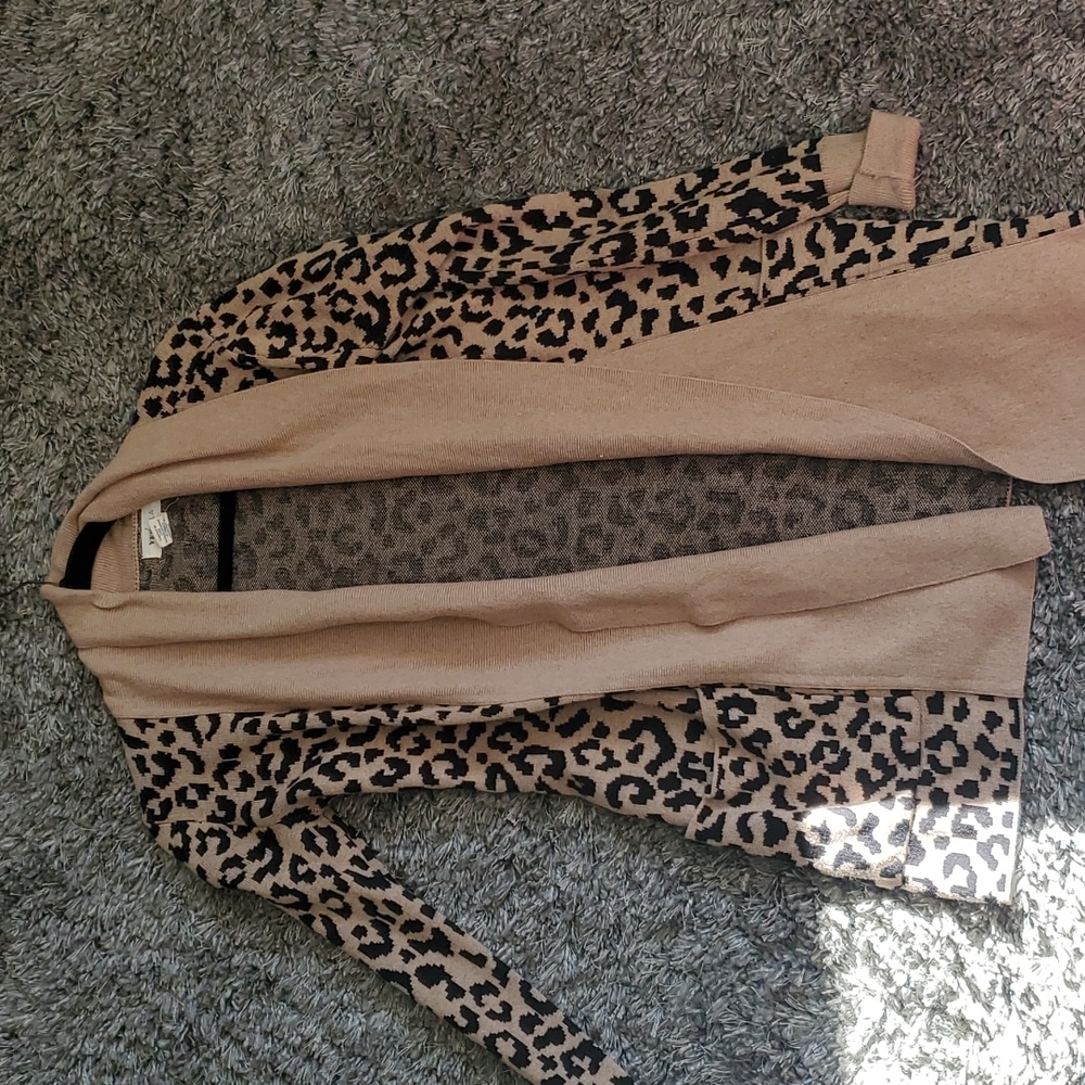 Cheetah Print Cardigan